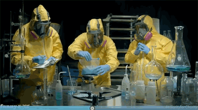 Producing smelling salts requires proper equipment and knowledge